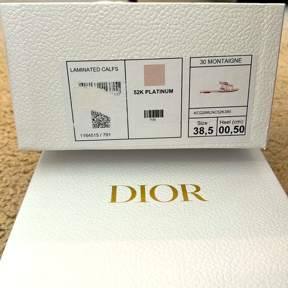Dior Flat Or 30 Montaigne Slide - Picture 7 of 17